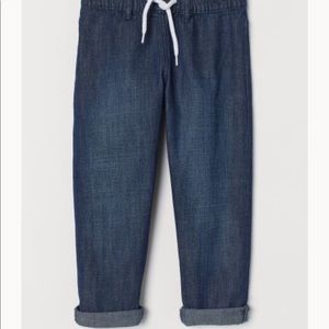 NWT H&M boys denim Pantalon Joggers